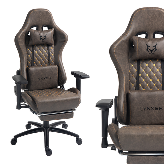 Gaming Stuhl | Lynxer Prestige | Farbe: Braun